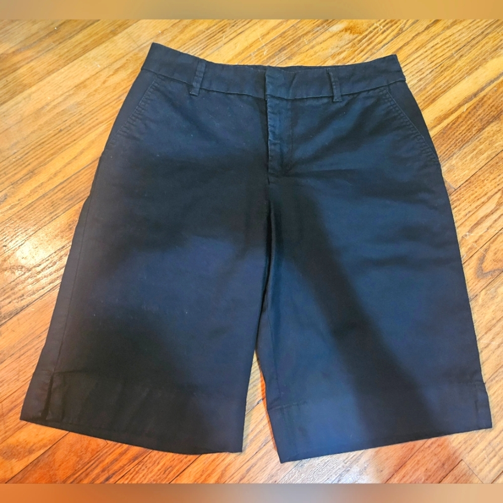 Cherokee Black Bermuda Shorts Tailored Fit Size 4